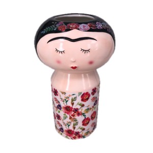 Montemaggi Lola Vestito A Fiorellini Vaso Stretto Ceramica