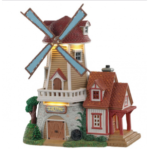 Lemax - Antico Mulino In Pietra Con 4,5 V Adattatore