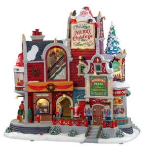 Lemax - Piazza Tinseltown Con 4,5V Adattatore