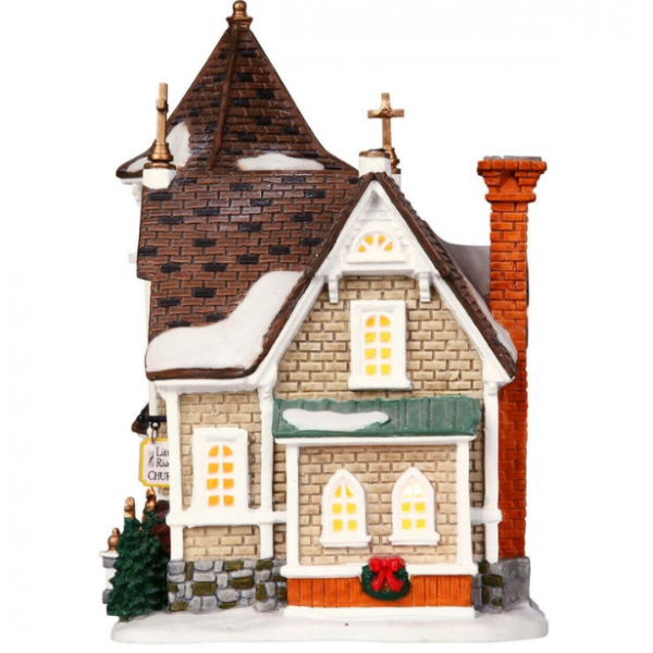 Lemax - Chiesa Del Piccolo Fiume B/O Led