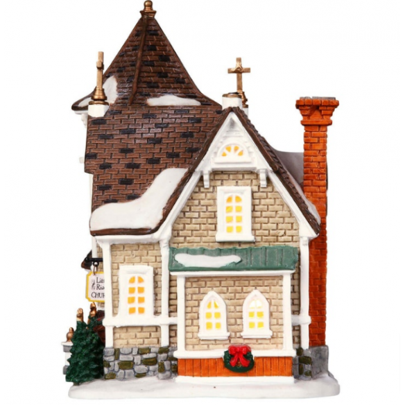 Lemax - Chiesa Del Piccolo Fiume B/O Led