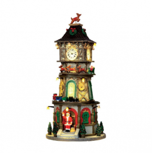 Lemax - Torre Dell'Orologio Di Natale Con Adattatore 4.5 V