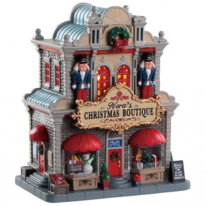 Lemax- La Boutique Di Natale Di Nora Con Adattatore 4,5V