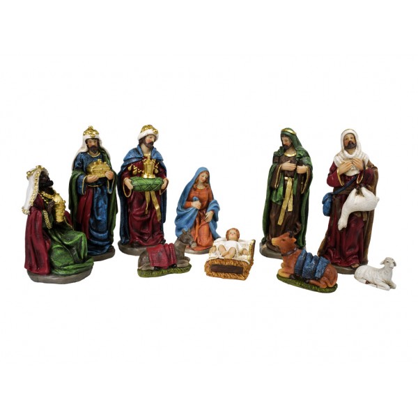 Set Natività – 10 Pezzi (15,5 cm)