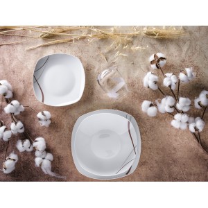 Servizio piatti porcellana 18 pezzi Ingrid 2