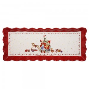 Vassoio Natalizio Decorativo in Ceramica – Bambini con...