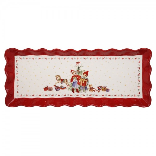 Vassoio Natalizio Decorativo in Ceramica –...