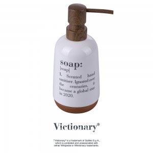Dispenser sapone liquido 300 ml in gres, Victionary 2