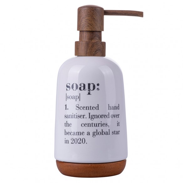 Dispenser sapone liquido 300 ml in gres, Victionary