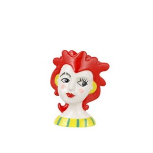 LE STILOSE ROSSA H.13 VASO CERAMICA