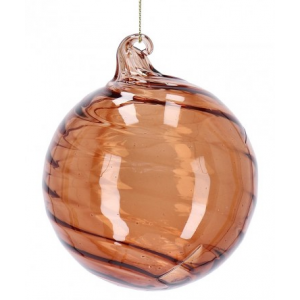 Sfera Vetro Spirale D.10cm