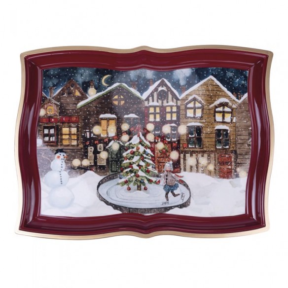 Xmas Vassoio Rettangolare