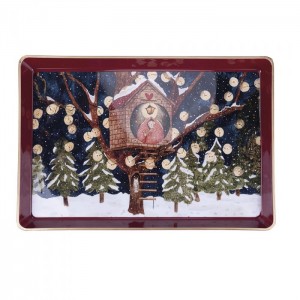 Xmas Vassoio Rettangolare