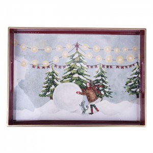 Xmas Vassoio Rettangolare