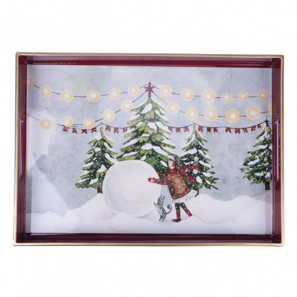 Xmas Vassoio Rettangolare