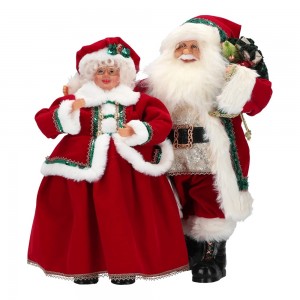 Mr. e Mrs Santa h 46 cm