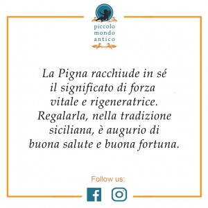 Pigna in Ceramica di Caltagirone h12 cm 2