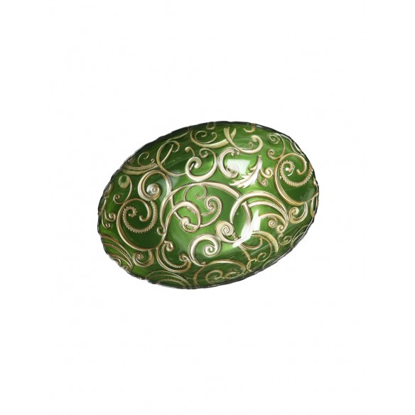 Brandani - Coppetta Filo d'Oro Verde Vetro