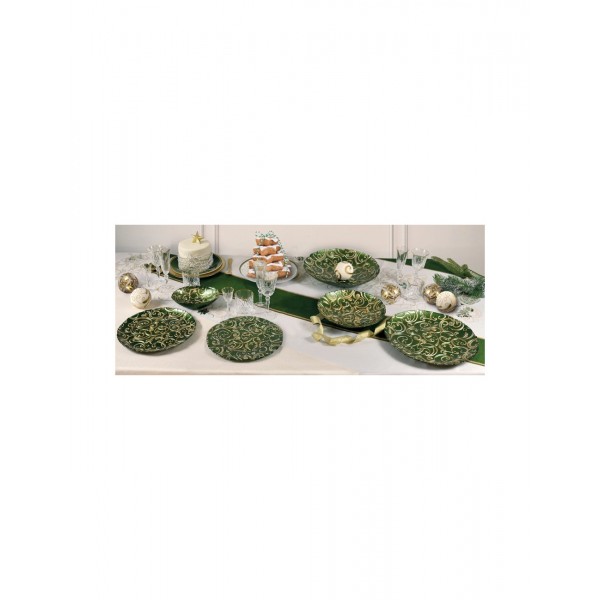 Brandani - Sottopiatto Filo d’Oro Verde