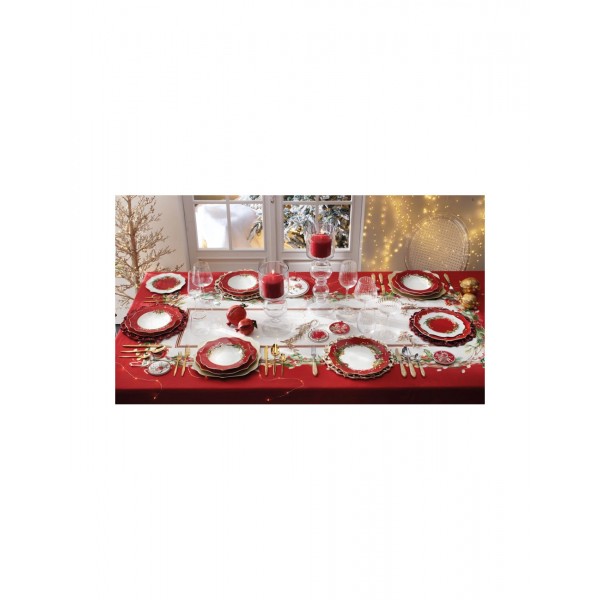 Brandani - Servizio Tavola 18 pz Carol New Bone China
