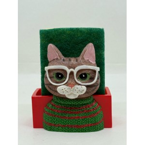 Montemaggi - Portaspugna Gatto con Occhiali