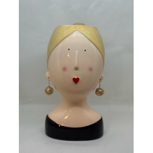 Montemaggi - Coco Girl Bionda con Orecchini Perle Vaso...