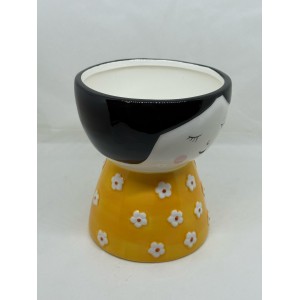 Montemaggi - Vaso Bambolina con Vestito Giallo e Fiori... 2