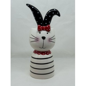 Montemaggi - Vaso Coniglietto con Orecchie a Pois