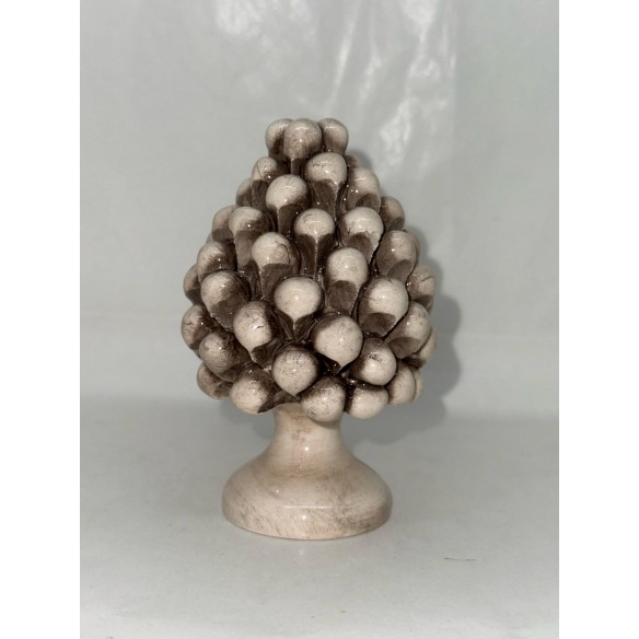 Ceramica di Caltagirone - Pigna Bianco Antico