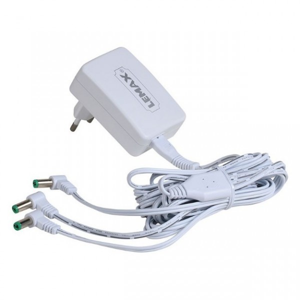 Lemax - Adattatore Alimentatore a 3 Uscite Tipo L