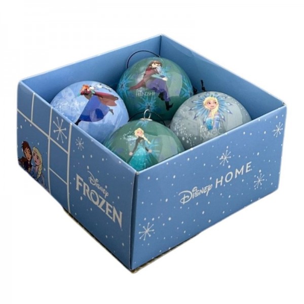 Disney Kurt S. Adler - Set 4 Palline Frozen