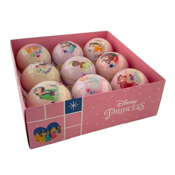 Disney Kurt S. Adler - Set 9 Palline Principesse