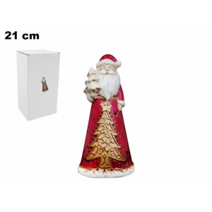 Decorazione Natalizia Babbo Natale con LED