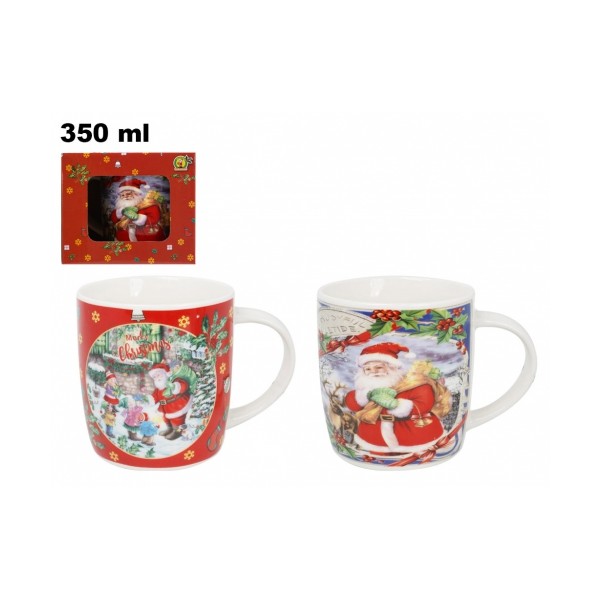 Tazza Natalizia in Ceramica – Babbo Natale