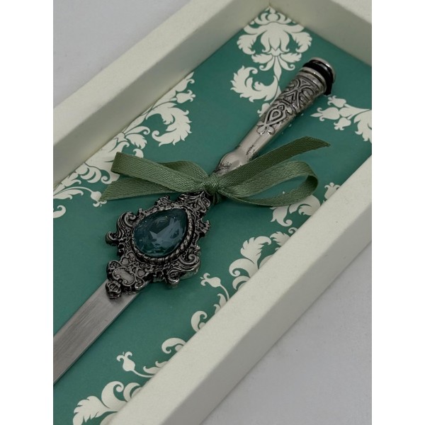 Tagliacarte Decorato con Cristallo Swarovski® –...