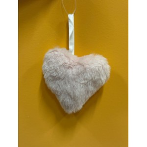 Cuore in Peluche Rosa Cipria con Nastro – Decorazione...