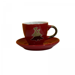Servizio da Caffè Natalizio in Ceramica per 4 Persone –...