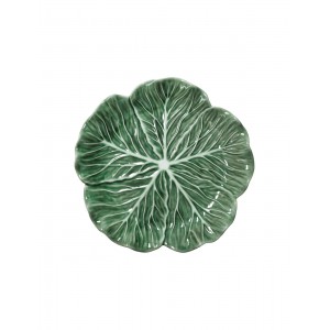 Vassoio Foglia Vegan Verde in Porcellana Ø 26 cm