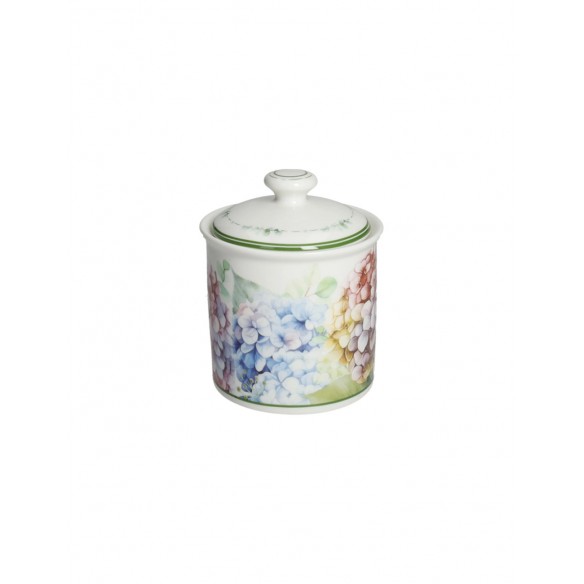 Zuccheriera Flora Collection in New Bone China con motivi floreali