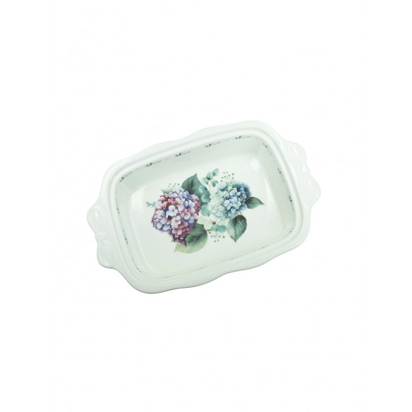 Pirofila in Porcellana Flora Collection con decoro floreale