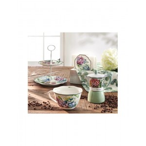 Portatovaglioli in Ceramica Flora Collection con decoro... 2