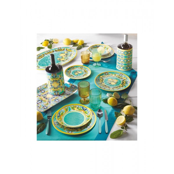 Glacette in Inox con decoro limoni