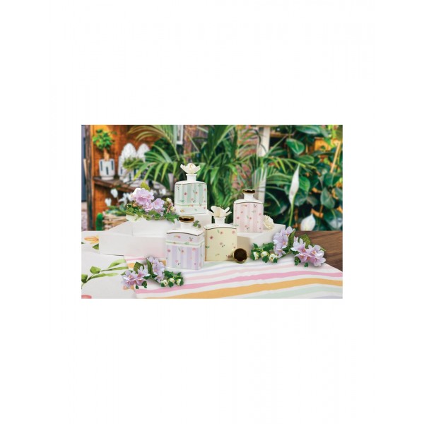 Diffusore di Fragranza in Porcellana con Fiore...