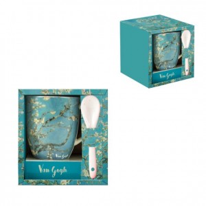Tazza con cucchiaino “Mandorlo in fiore” – Vincent Van Gogh