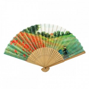 Ventaglio “Campo di papaveri” – Claude Monet