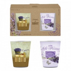 Set 2 bicchierini shot “Lavanda”