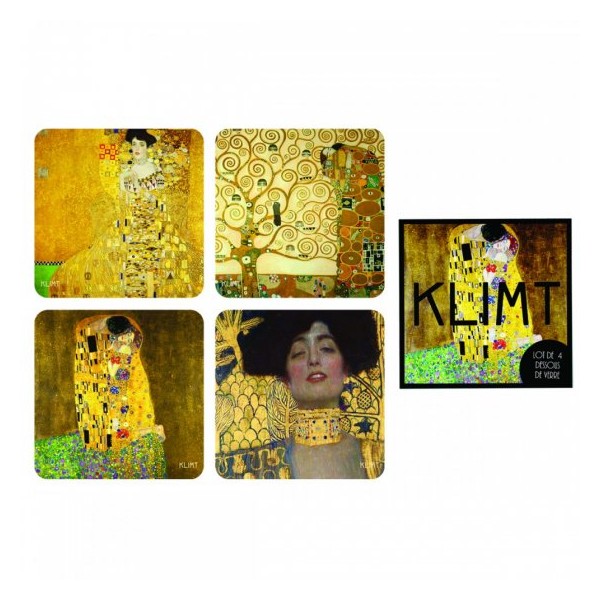 Set 4 sottobicchieri “Klimt” – Gustav Klimt