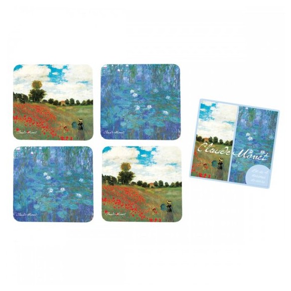 Set 4 sottobicchieri “Monet” – Claude Monet
