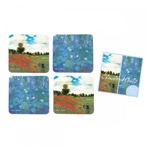 Set 4 sottobicchieri “Monet” – Claude Monet