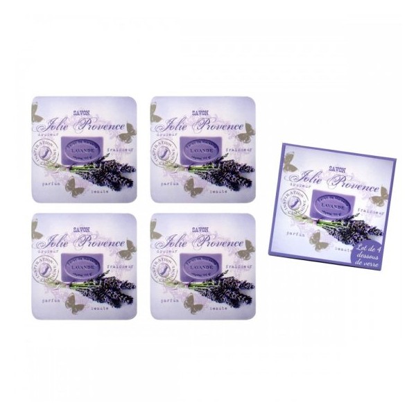 Set 4 sottobicchieri “Lavanda Jolie Provence”